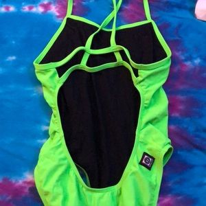 Jolyn one piece neon suit